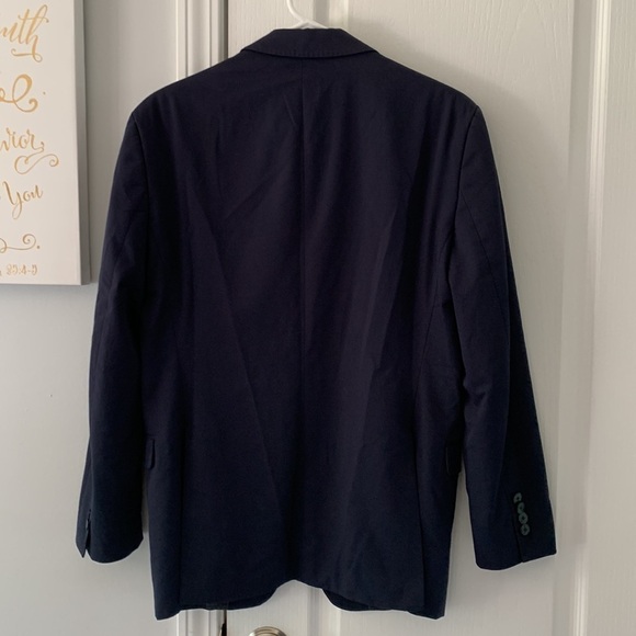 Zara Man navy blue blazer size USA 38 two buttons classic elegant casual - Picture 9 of 16